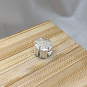 Berloque de prata 925 floco de neve