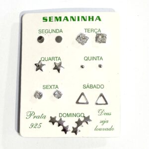 KIT SEMANINHA 03 / PRATA 925