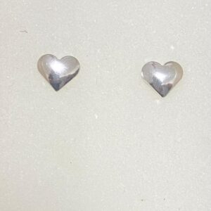 Brinco de prata 925 coração