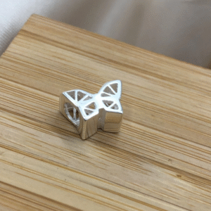 Berloque de prata 925 borboleta detalhada | Berloques