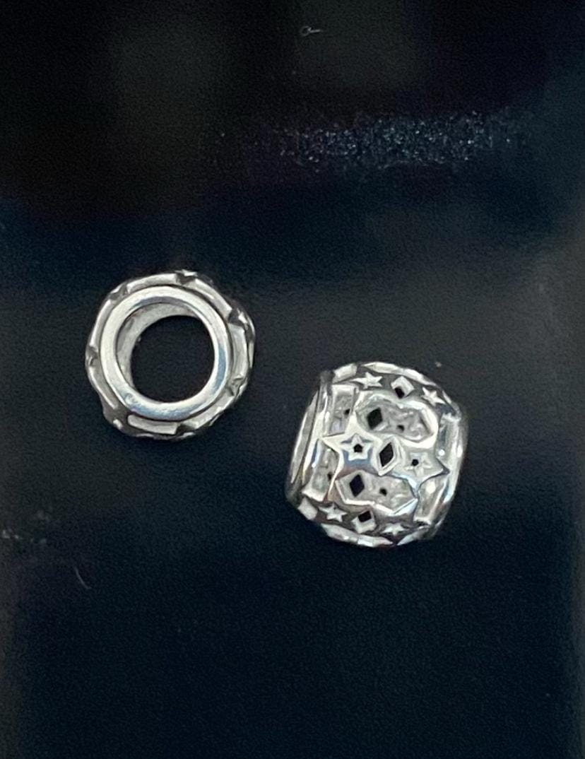 Berloque de prata 925 separador estrelas | Berloques