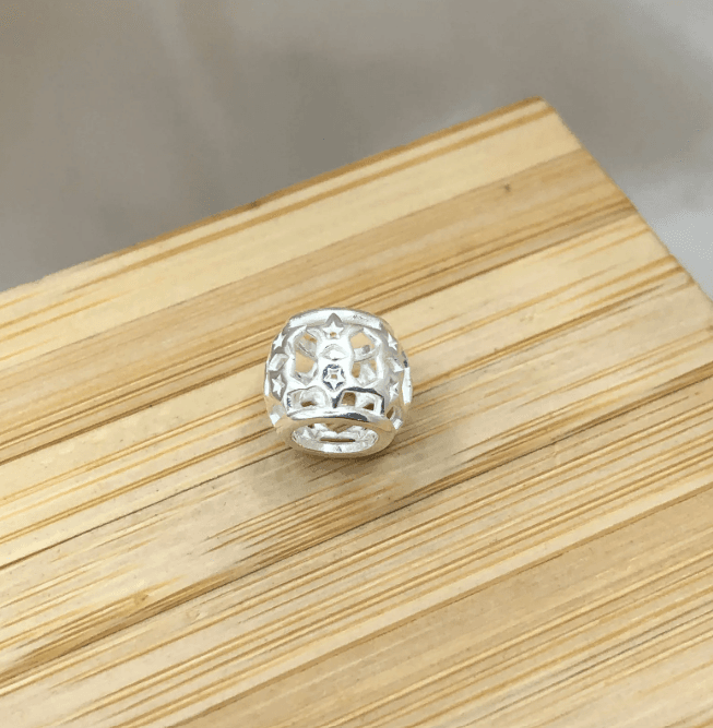 Berloque de prata 925 separador estrelas | Berloques