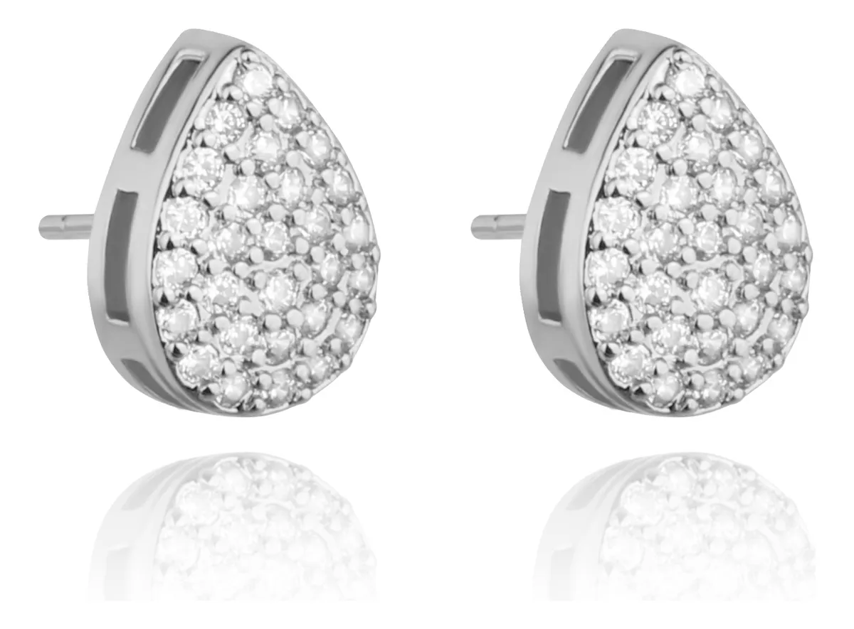 Brinco de prata 925 Gota zicornia | Brincos