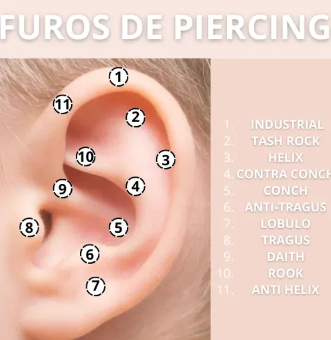 Piercing de prata 925 de furo ponto de luz base reta | Piercing