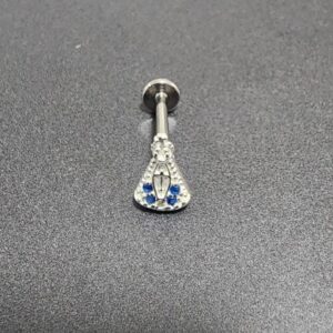 Piercing trágus nossa senhora - prata 925
