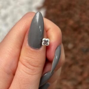 Piercing de prata 925 trevo