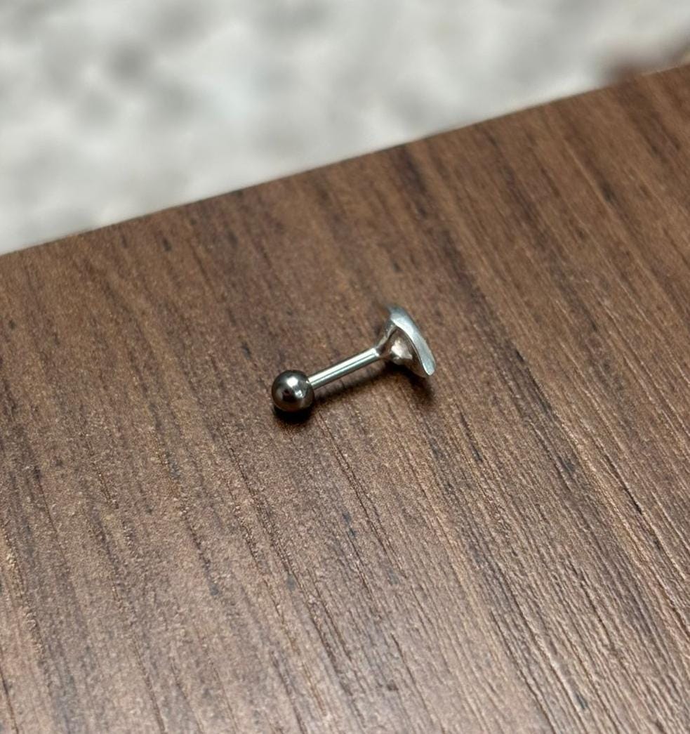 Piercing Navete zicornia Prata 925 - Imagem 2