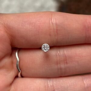 Piercing Ponto de Luz Zicordia Prata 925