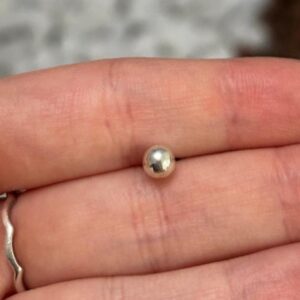 Piercing Prata 925 bola tragus