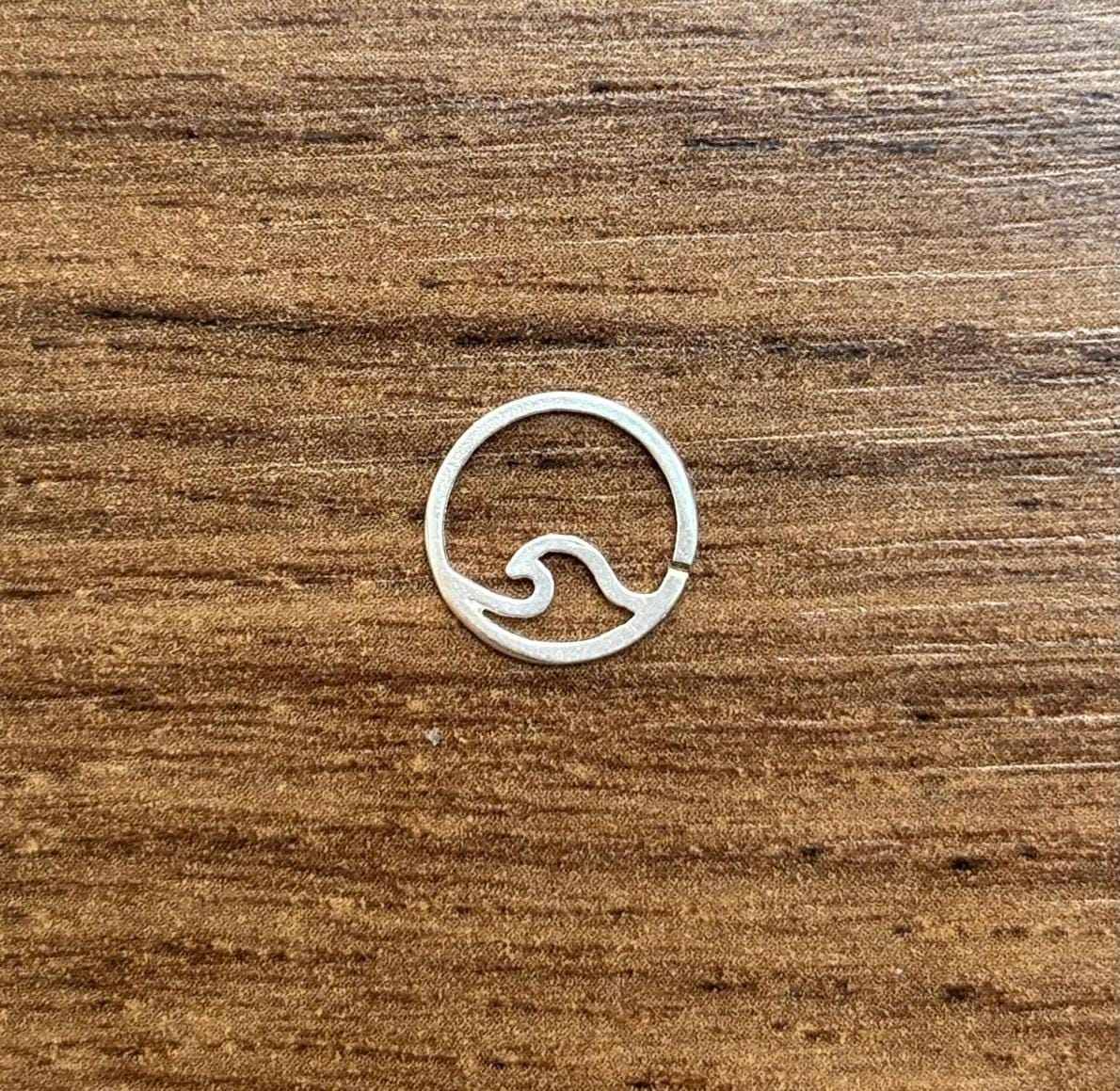 Piercing Argola Torção Onda Prata 925 - Imagem 2