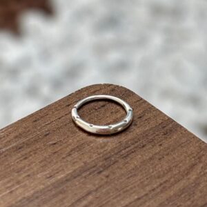 Piercing argola lisa 5 furos prata 925