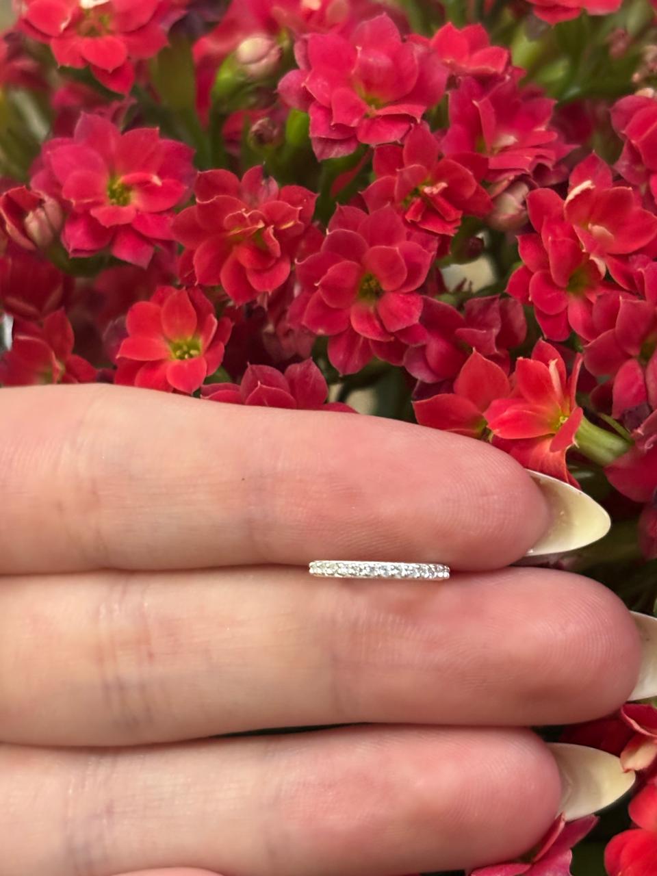 Piercing Argola Conch Cravejada Prata 925