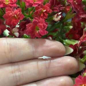 Piercing Argola ponto de luz zircônia Prata 925