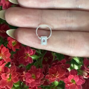 Piercing argolinha lisa fechadura- Prata 925