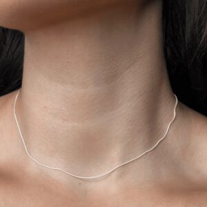 Corrente de prata 925 rabo de rato f015