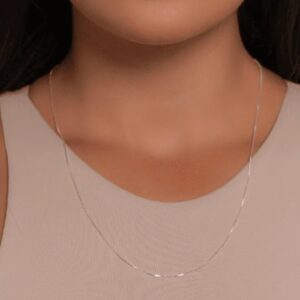 Corrente de prata 925 1701 veneziana v15