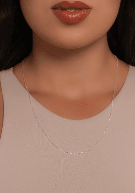 Corrente de prata 925 1701 veneziana v15