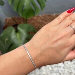 Pulseira de prata 925 magic bombe fio 30