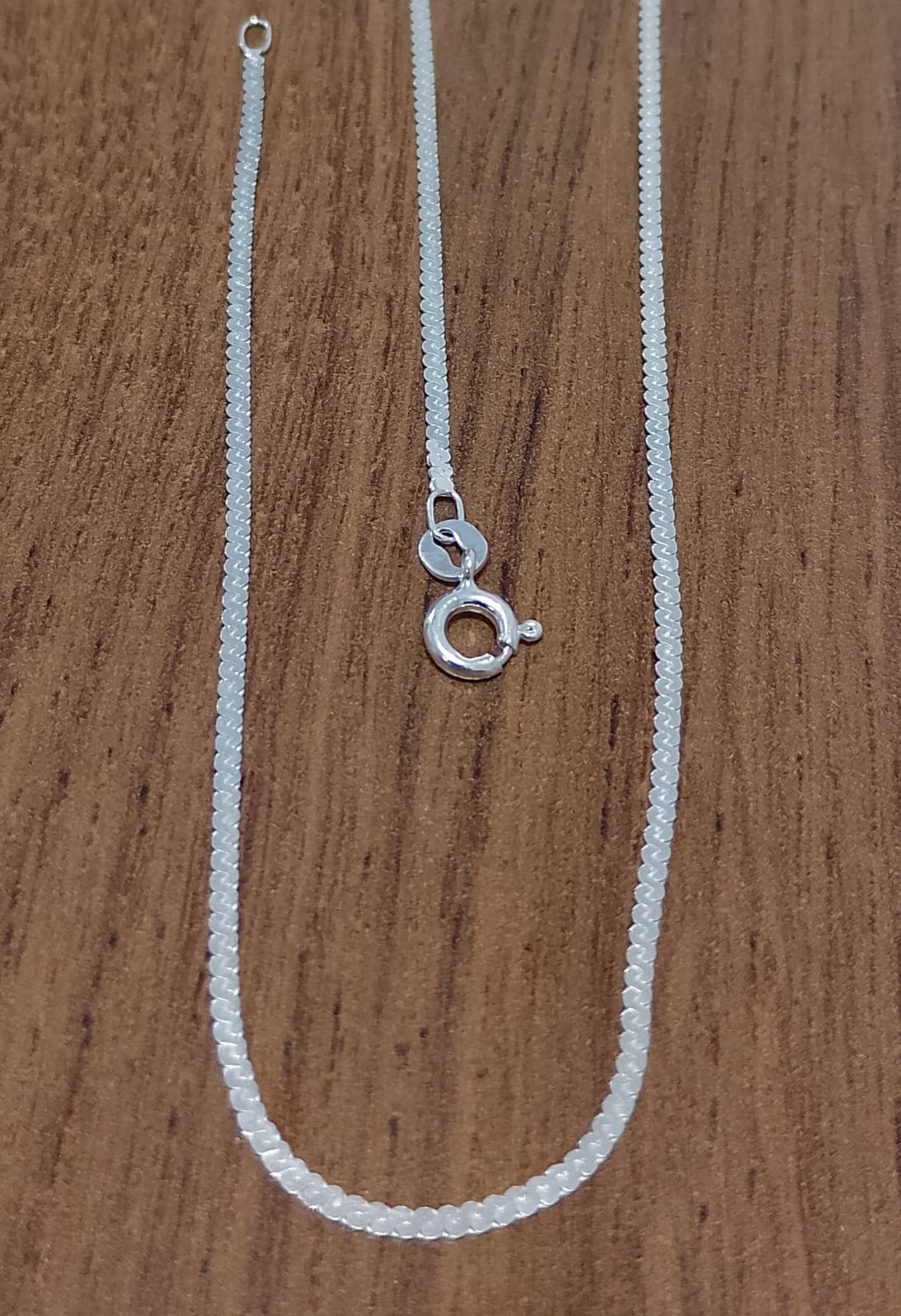 Corrente de Prata 925 TRANÇADA 1,8MM | Correntes