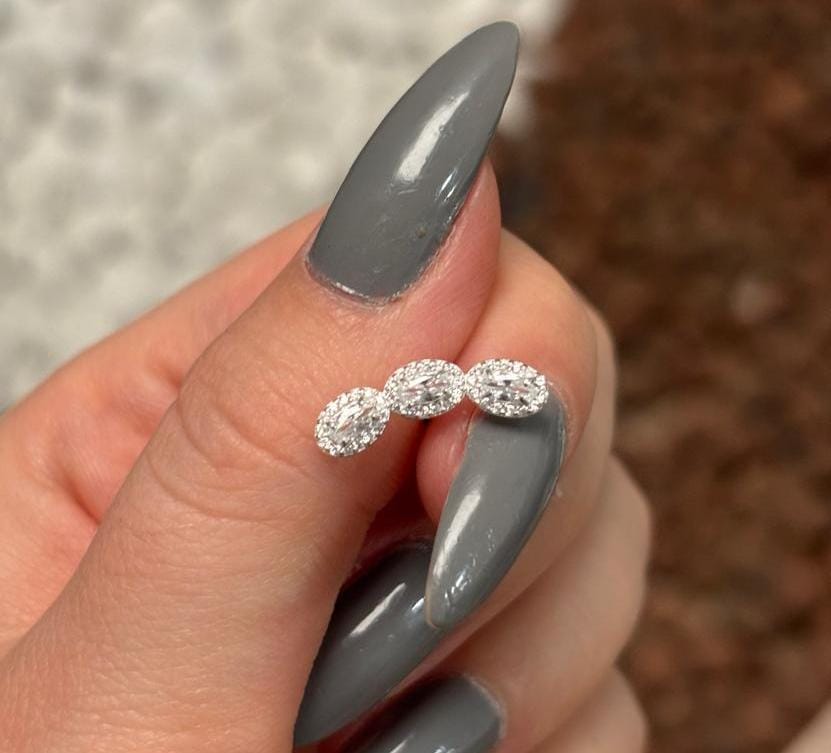 Piercing 3 Zicornia Ear cuff prata 925 | Piercing