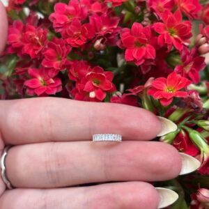 Piercing Argola com pedras de zircônia-Prata 925 | Piercing