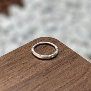 Piercing argola lisa 5 furos prata 925 | Piercing