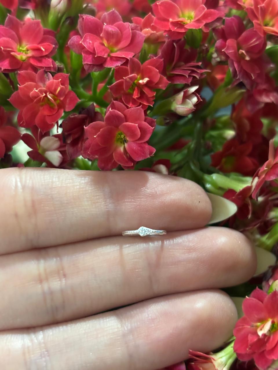 Piercing Argola ponto de luz zircônia Prata 925 | Piercing