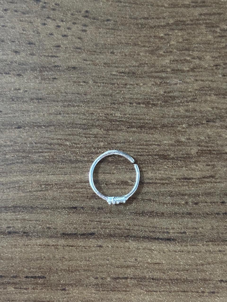 Piercing Argola ponto de luz zircônia Prata 925 | Piercing