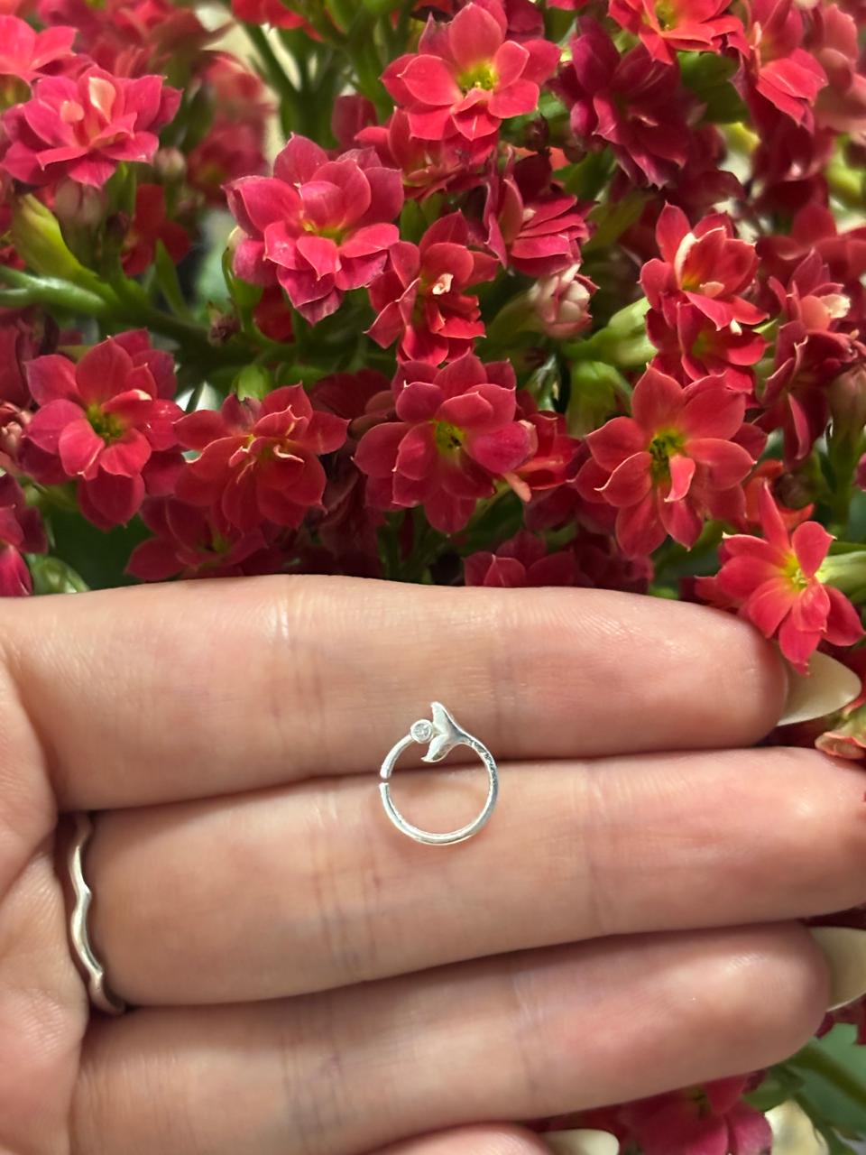 Piercing Cauda de Sereia Com Zircônia - Prata 925 | Piercing