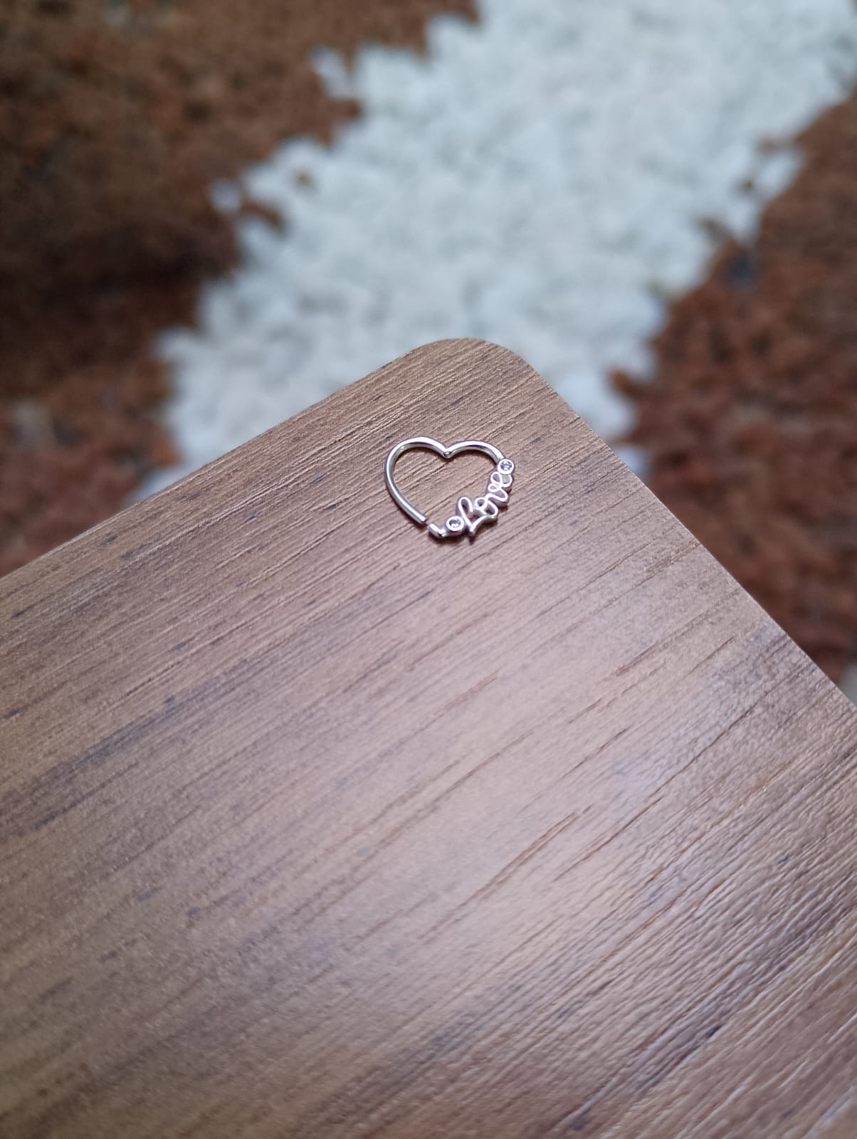 Piercing coração Love -Prata 925 | Piercing