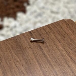 Piercing de prata 925 Bolinha para tragus e tash rock | Piercing