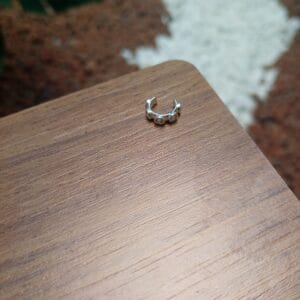 Piercing de prata 925 fake 5 Ponto de Luz | Piercing