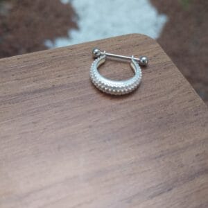 PIERCING ZIRCÔNIAS CONCH PRATA 925 | Piercing