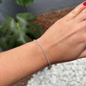 Pulseira de prata 925 pipoca corean bombe | Pulseiras