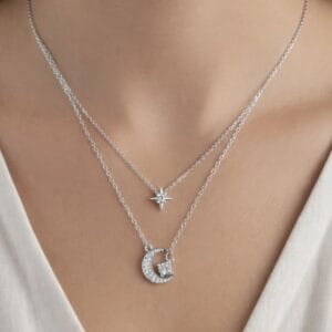 Corrente-de-prata-925-dupla-com-pingente-estrela-e-lua-com-zircônia