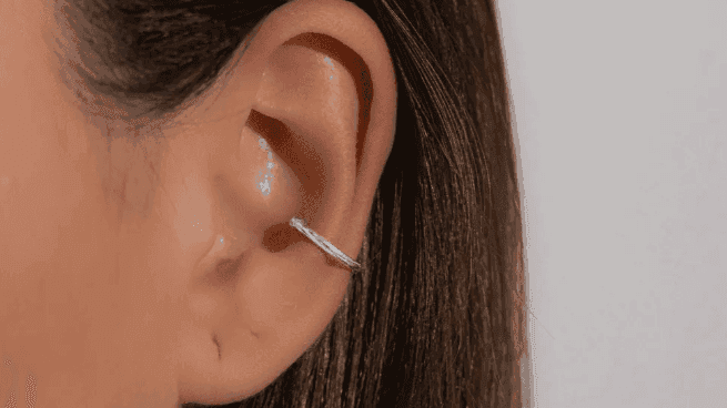 Piercing de prata 925 fake argola lisa | Piercing