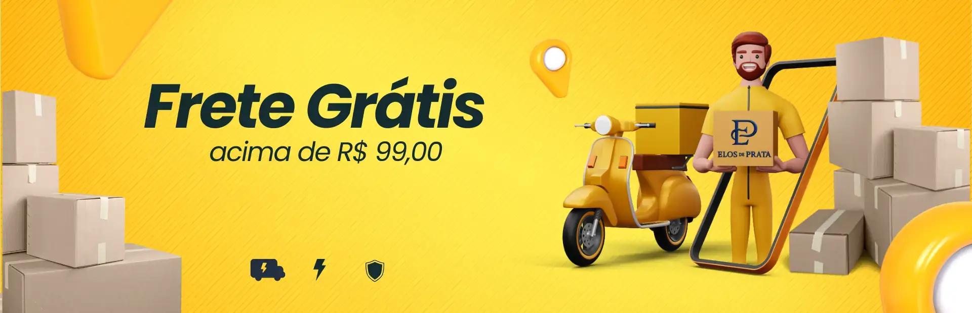 Frete Grátis Acima de R$ 99,00